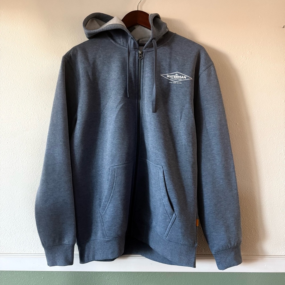 New Without Tags Quicksilver Waterman Zip Up Men's Hoodie